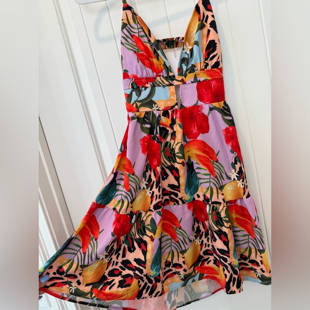 Floral Multicolor Women’s Mini Dress